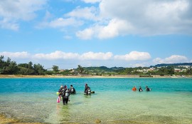 沖縄 PADIインストラクター試験