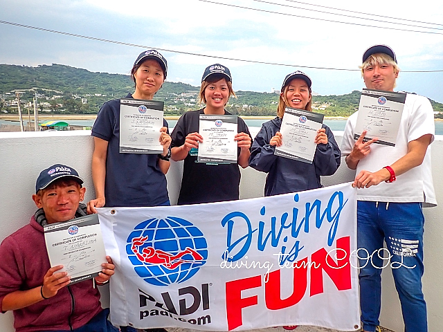 沖縄 PADI インストラクター試験