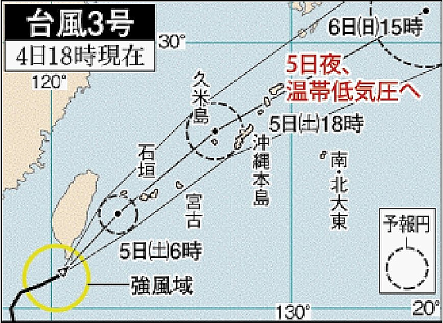 ＃台風３号