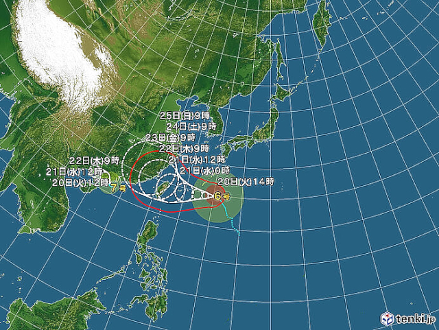 ＃台風６号