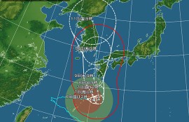 台風６号