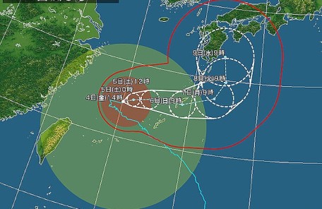 台風６号